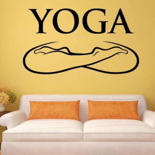 Yoga Pose Lotus Meditation Wall Stickers