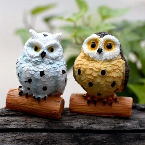 Cute Refinement Owl Birds Figurine