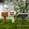 Mini Sign Post Micro Landscaping Decoration