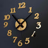 Self Adhesive Acrylic Living Room Wall Clock